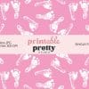 Pink Baby Seamless Pattern