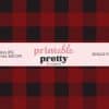 Red And Black Buffalo Plaid Seamless Pattern
