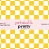 Yellow Checkered Seamless Pattern Digital Paper - 12X12 Inch Jpg For Cheerful Crafting And Summer Designs