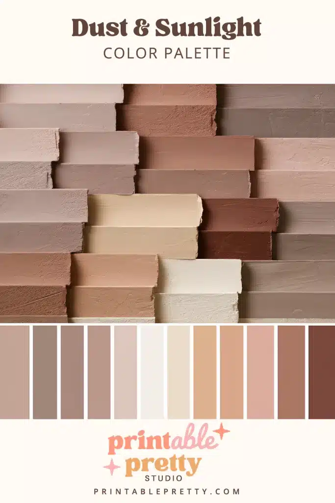 Magic Of Color Palettes - Dust &Amp; Sunlight Color Palette