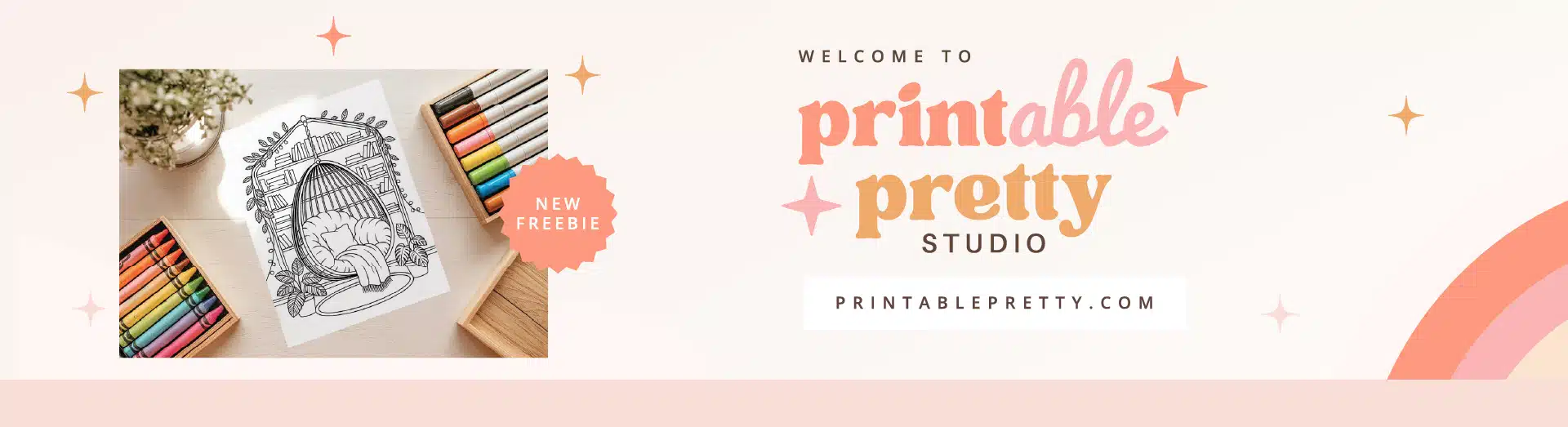 Printable P=Pretty Studio Hero Header Image