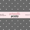 Dark Gray White Polka Dot Seamless Pattern Digital Paper - 12X12 Inch Jpg With White Dots On Dark Gray For Crafting