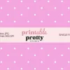 Light Pink White Polka Dot Seamless Pattern Digital Paper - 12X12 Inch Jpg With White Dots On Light Pink For Crafting