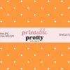 Orange White Polka Dot Seamless Pattern Digital Paper - 12X12 Inch Jpg With White Dots On Orange For Crafting