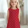 Girl In Red Polka Dot Dress.