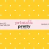 Yellow White Polka Dot Seamless Pattern Digital Paper - 12X12 Inch Jpg With White Dots On Yellow For Crafting