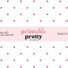 Hot Pink Polka Dot Seamless Pattern Digital Paper - 12X12 Inch Jpg For Bold Crafting And Party Invitations