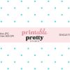 Teal Polka Dot Seamless Pattern