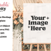 Blank Sign Mockup On Easel, Text Reads Your Image Here.