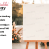 Romantic Outdoor Sign Mockup
