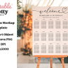 Wedding Seating Chart On An Easel.