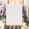 Wedding Welcome Sign Mockup With Wisteria – 18X24 Vertical Psd