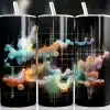 Abstract Colorful Lines Tumbler Wrap - Digital Download Png Design For Modern Tumblers