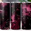 A Group Of Purple And Gold Drinks