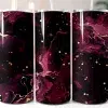 A Group Of Purple And Gold Drinks