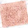 Pink And Copper Speckled Design.