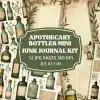 Mini Apothecary Junk Journal Kit - Printable Jpg Pages With Vintage Labels And Botanical Illustrations