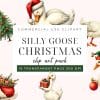 Silly Goose Christmas Clip Art Set - Digital Download Png Graphics With Funny Goose Characters