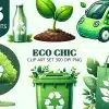 Eco Chic Clip Art Set - Printable Png Graphics With Stylish Environmental Themes