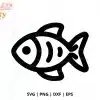 Lil Goldfish Free Svg Cut File - Free Digital Download For Cricut And Silhouette Aquatic Projects