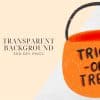 Orange Trick-Or-Treat Bucket.