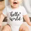 A Baby With A White Shirt