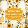 Honeybee Junk Journal Kit - Printable Jpg Pages With Vintage Bee And Floral Illustrations