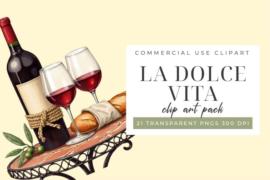 A Bottle Of Red Wine, Two Glasses Of Red Wine, A Baguette, And Olives On A Small Table.