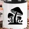 A Mug With Mushrooms On It