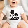 A Baby With A Mushroom Design On It