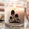 A Candle With A Lit Candle