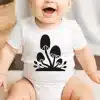 A Baby With A Mushroom Design On It
