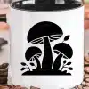 A Mug With Mushrooms On It