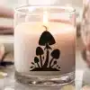 A Candle With A Flame
