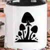A Mug With A Mushroom On It
