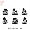 Mushroom Svg Bundle, Mushroom Cluster Svg, Toadstool Group Png, Woodland Craft Dxf, Forest Theme Eps, Simple Fungi Graphics, Nature Lover Designs, Cute Mushroom Art, Fall Autumn Svg Pack, Cricut Project Ideas, Diy Project Templates, Heat Press Designs, Vinyl Decal Files, Instant Craft Downloads, Affordable Craft Files, Sublimation Ready Designs, Digital Craft Patterns, Cricut Ready Svgs, Silhouette Project Ideas