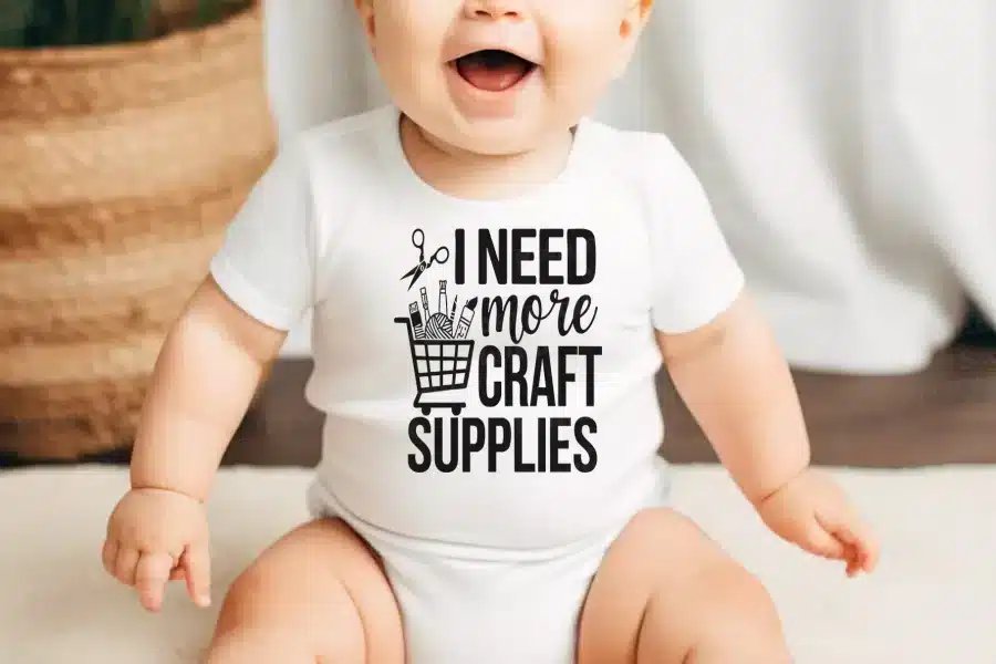 A Baby With A White Shirt