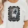 A Person Wearing A White Shirt With A Picture Of A Dog
