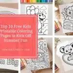 Top 10 Free Kids Printable Coloring Pages To Kick Off Summer Fun