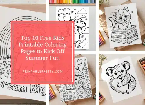 Top 10 Free Kids Printable Coloring Pages To Kick Off Summer Fun