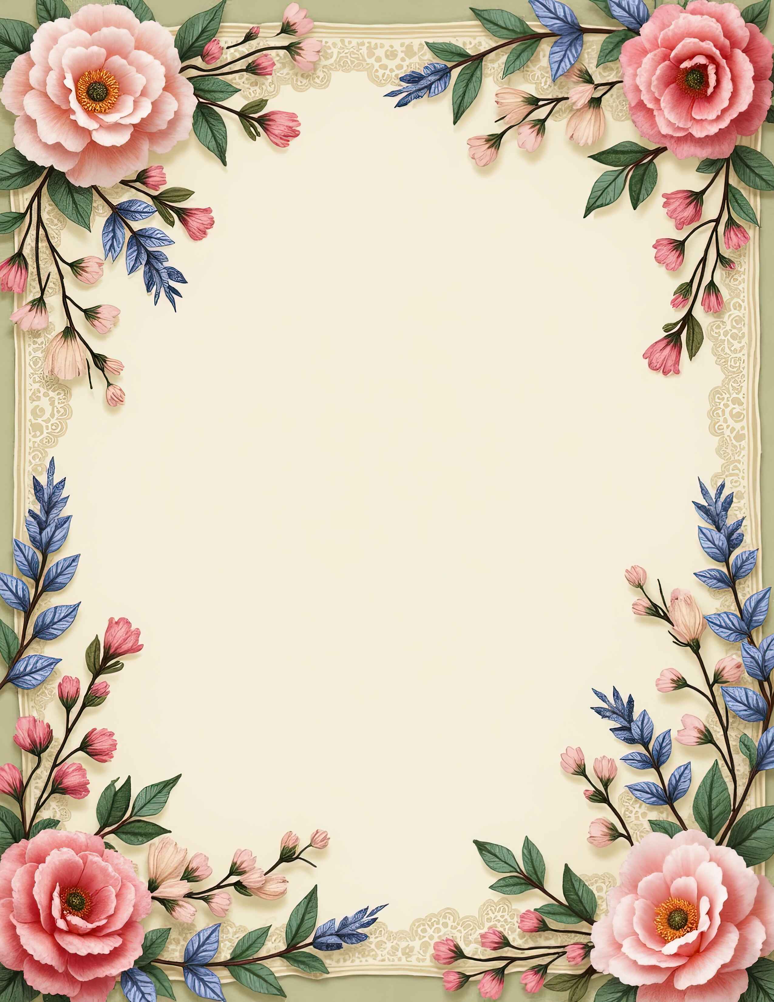 Free Junk Journal Printables: Vintage Botanical Printables