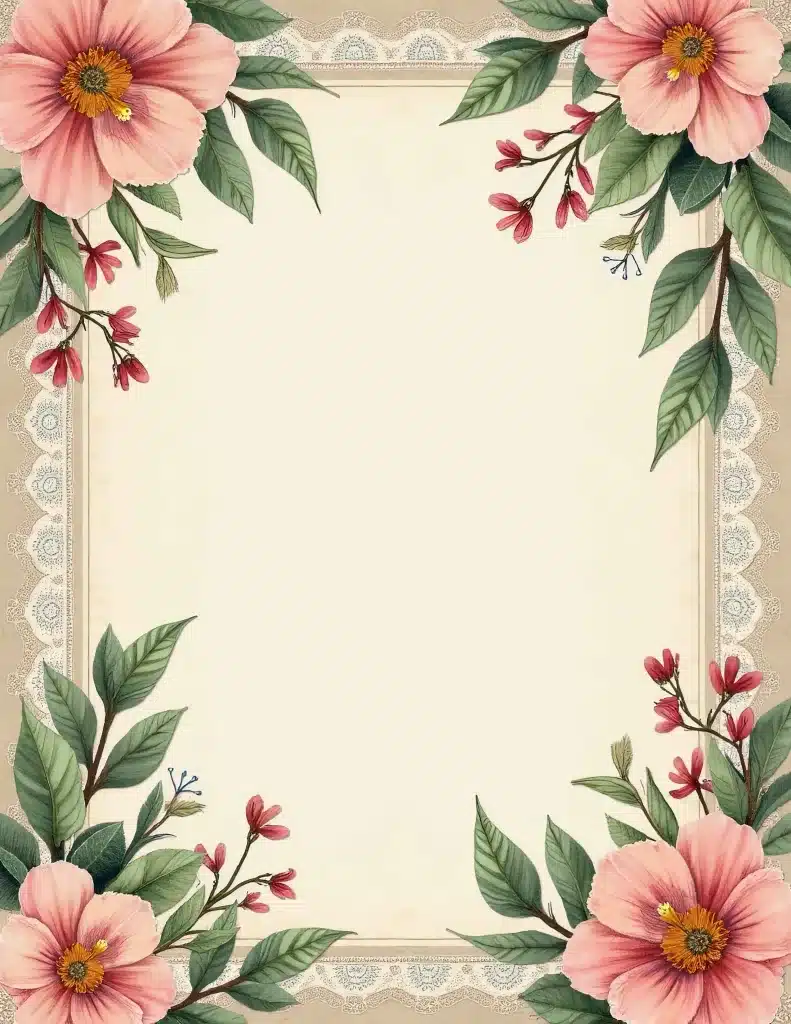 Free Junk Journal Printables: Vintage Botanical Printables