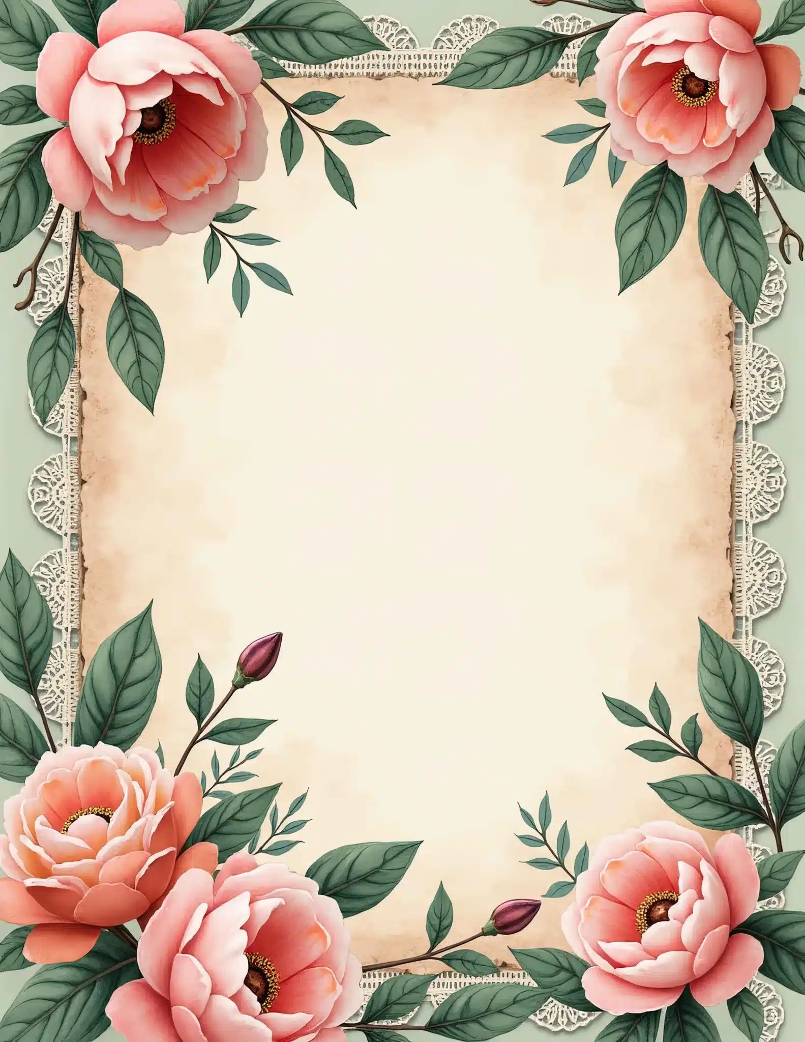 Free Junk Journal Printables: Vintage Botanical Printables